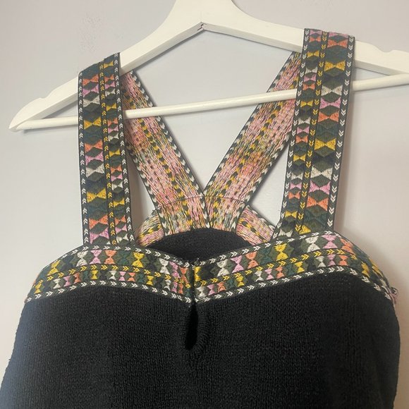 Madewell Embroidered Swing Sweater Tank Size XXS Boho Bohemian - Picture 4 of 10